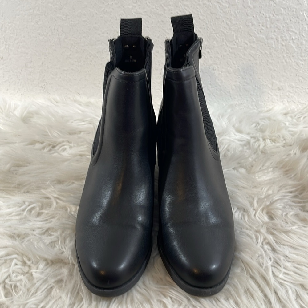 Blowfish Malibu Praline Wedge Vegan Booties Boots Black Size 9 NEW - Picture 3 of 16